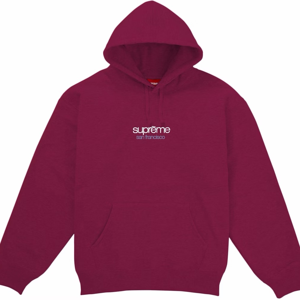*SOLD* Supreme Classic Logo San Francisco Shop Hooded Sweatshirt